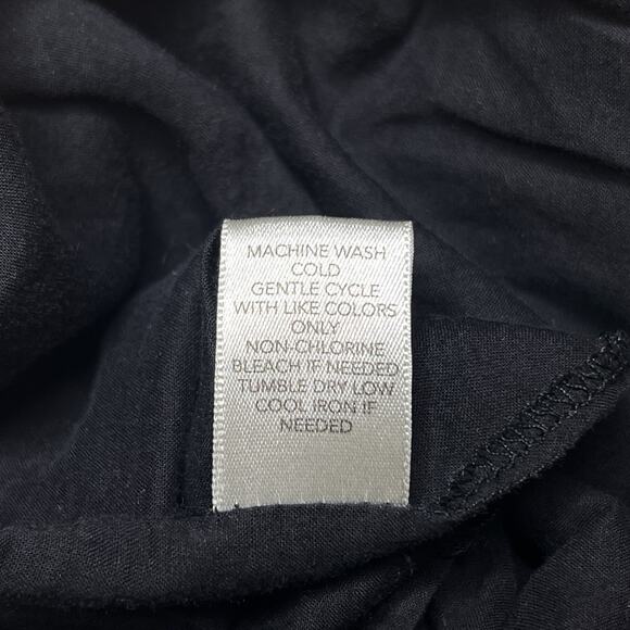 Christopher & Banks Polka Dot Ruffled Midi Skirt Multicolor Black Elastic Waist - Picture 6 of 9